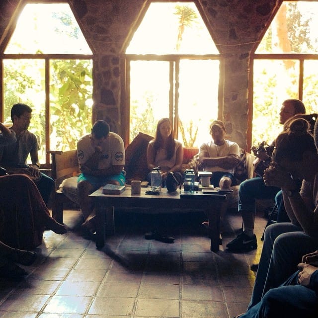 Morning worship in San Marcos, Lake Atitlan, GT