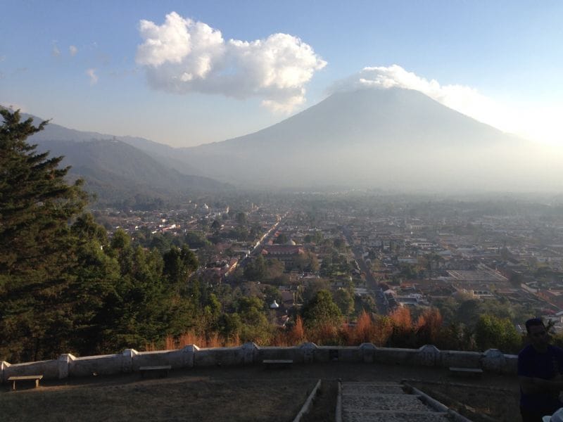 Overlook of Antigua, Guatemala